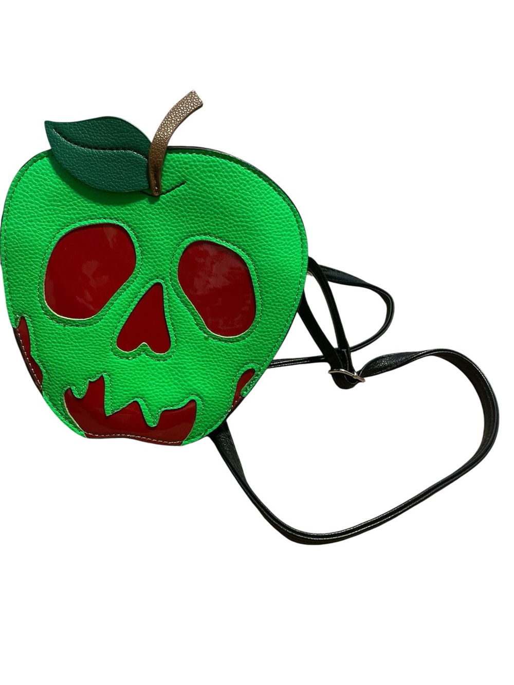 Green Apple Skull Crossbody Bag - Unbranded